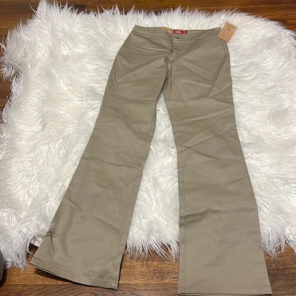 Dickies Pants - Junior girls khaki school pants